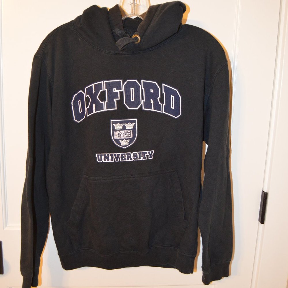 Oxford University Hoodie Sweatshirt (Small) (Black)